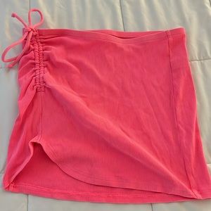 aerie ruched skirt coverup